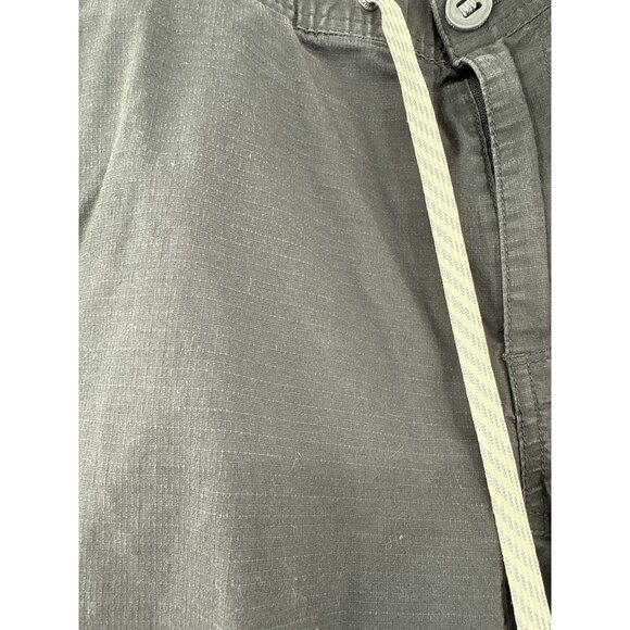 Vuori Ripstop Elastic Waist Shorts Zip Pockets Charcoal Gray Mens M - Picture 3 of 6